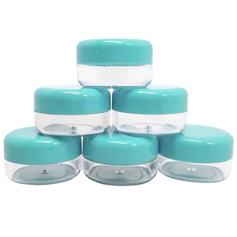 Plastic Clear Round Travel Creams Jars - Image 3