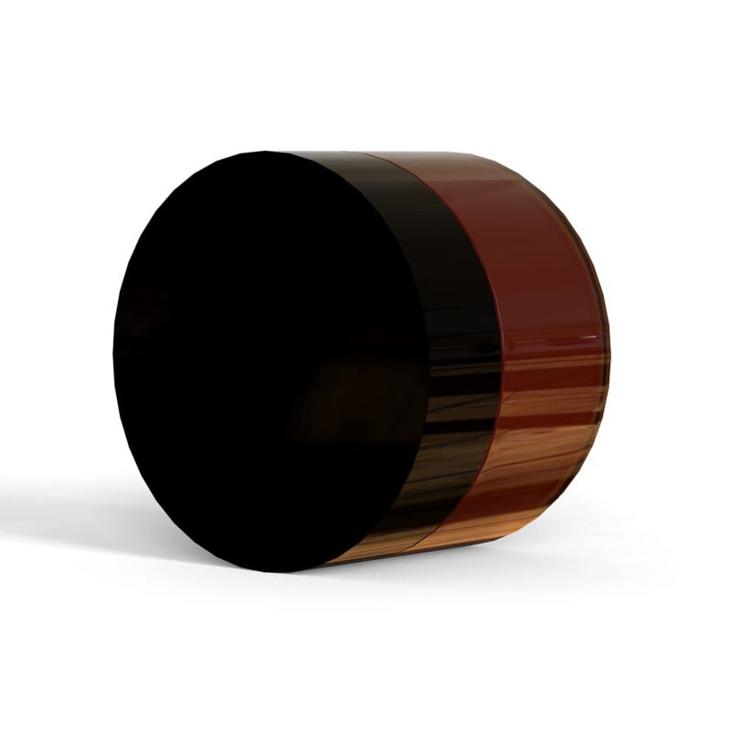 1 oz Amber Plastic Cosmetic Jars - Image 2