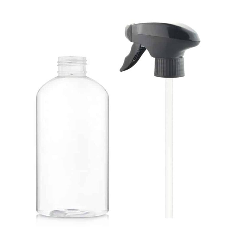 PET plastic clear trigger spray bottle - Image 3