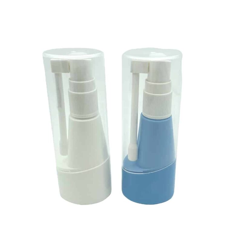 white mouth nasal throat spray pump bottle - Image 2