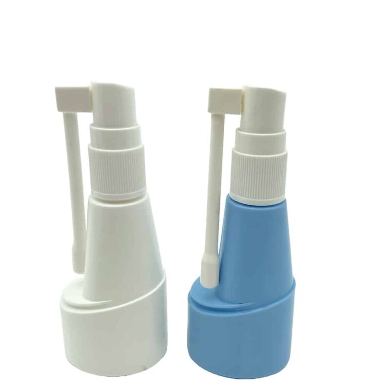 white mouth nasal throat spray pump bottle - Image 5