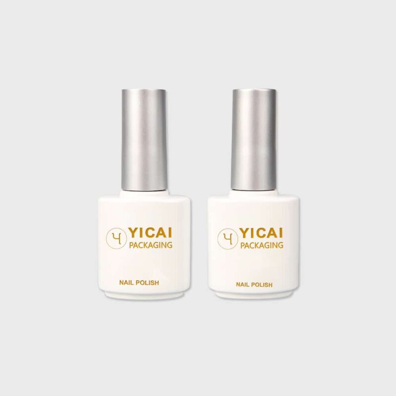 Silver Uv Gel Nail Polish Bottle With Brush - Image 5