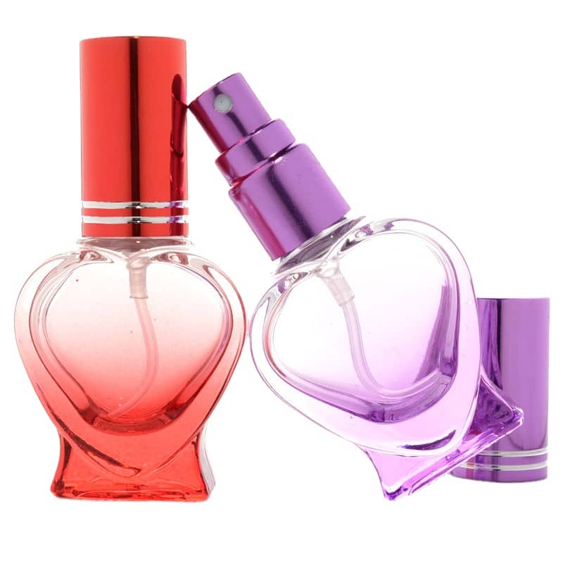 heart shaped perfume bottle