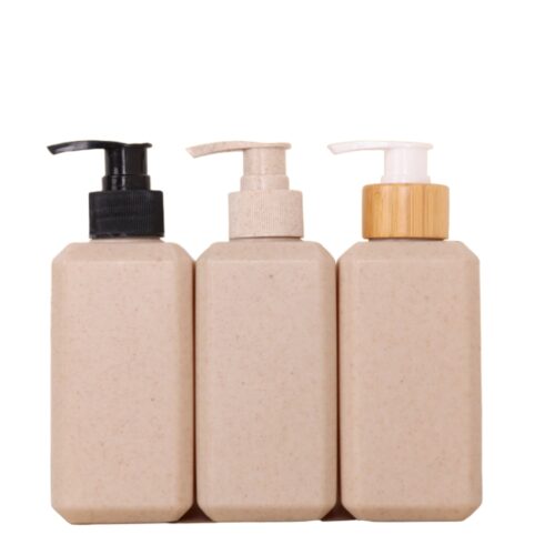 Eco-friendly Biodegradable Wheat Straw Plastic Bottles - YBJ Cosmetic ...