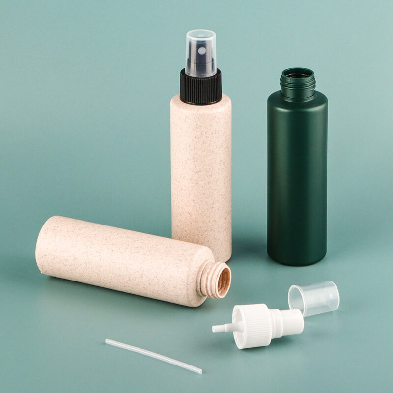 Wheat Straw Bottles Biodegradable Material for Lotion Toner - Image 2