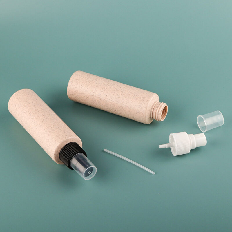 Wheat Straw Bottles Biodegradable Material for Lotion Toner - Image 4