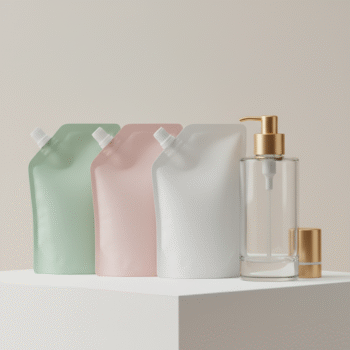 La ventaja estratégica de las bolsas con pico para cosméticos en las líneas de productos rellenables