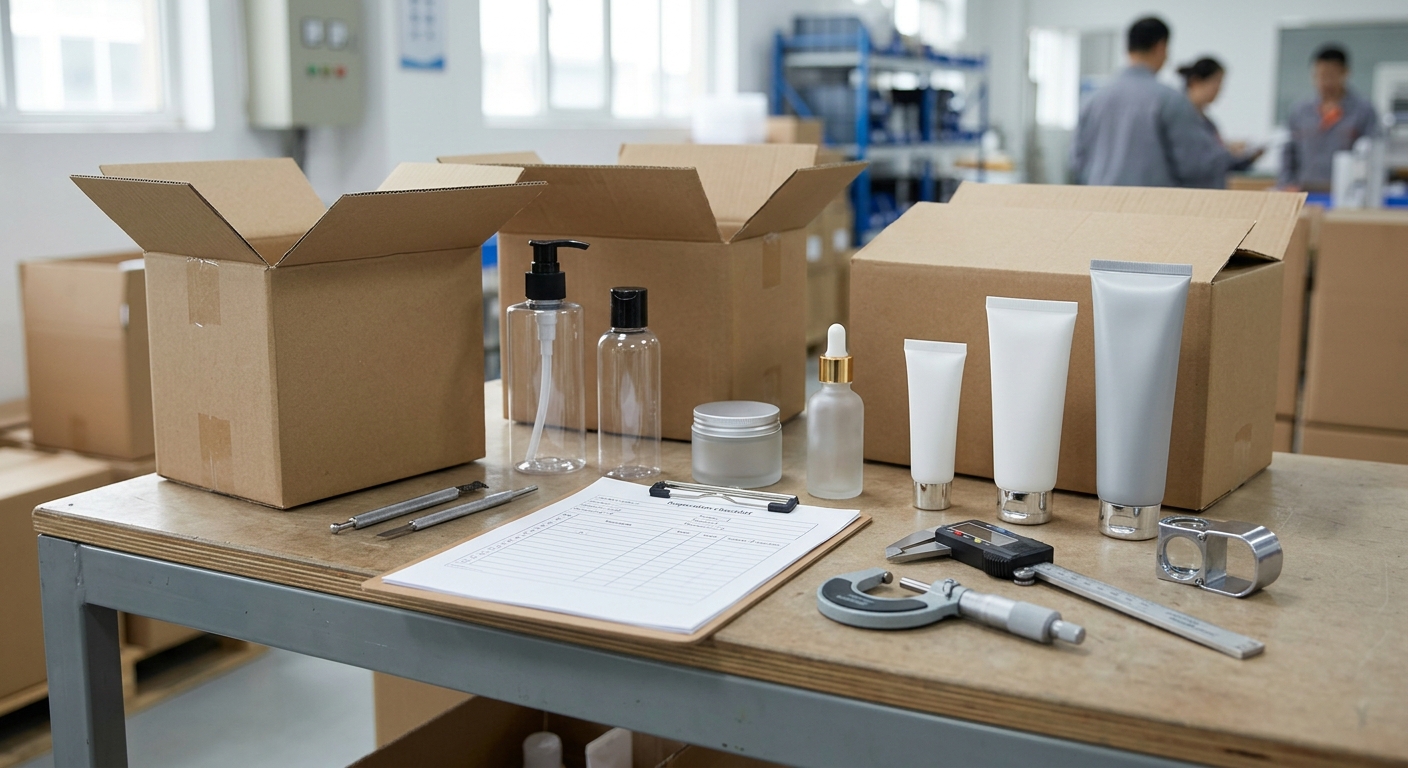 Sampling inspection of cosmetic packaging cartons for AQL quality control