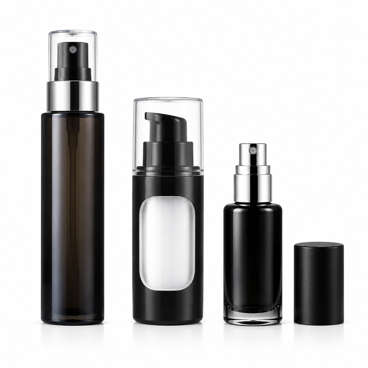 YBJ Packaging pump, window bottle and glass mist spray bottle references