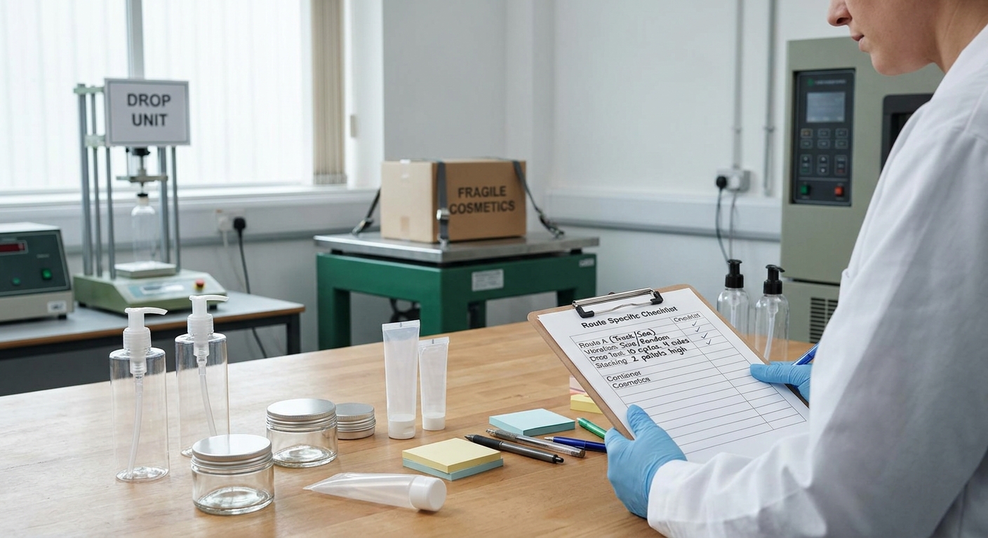 How to build a route-specific shipping test plan